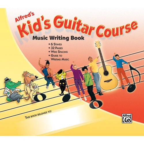 Alfred's Kids Guitar Course Music Writing Book