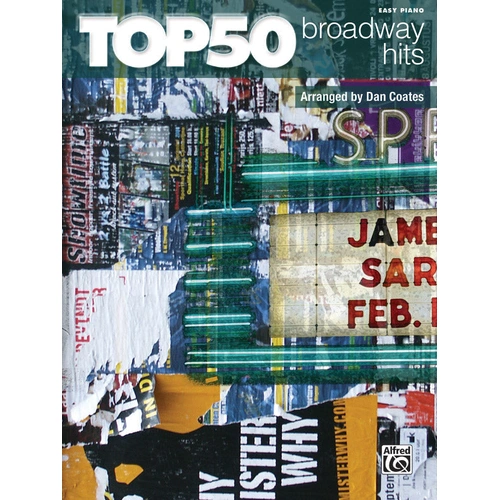 Top 50 Broadway Hits Piano Sheet Music EP