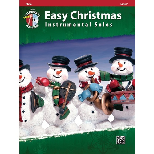 Easy Christmas Instrumental Solos Flute Book/CD