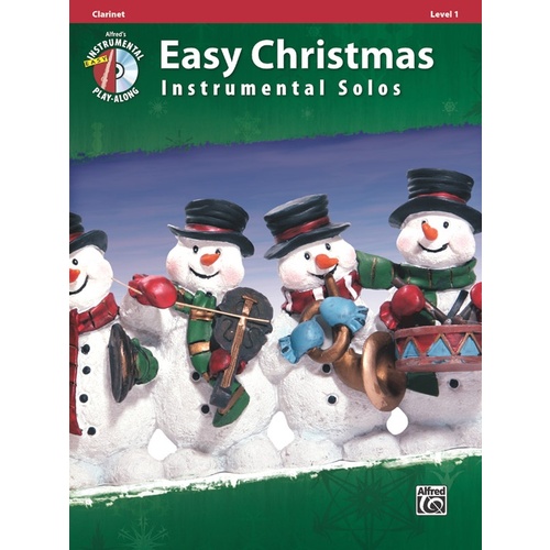 Easy Christmas Instrumental Solos Clarinet Book/CD