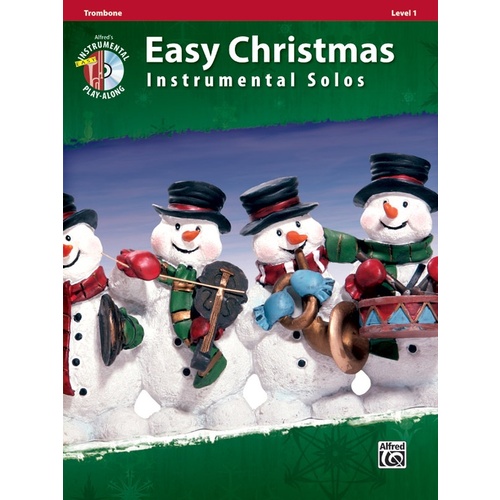 Easy Christmas Instrumental Solos Trombone Book/CD