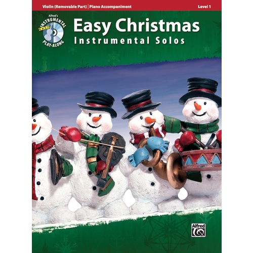 Easy Christmas Instrumental Solos Violin Book/CD