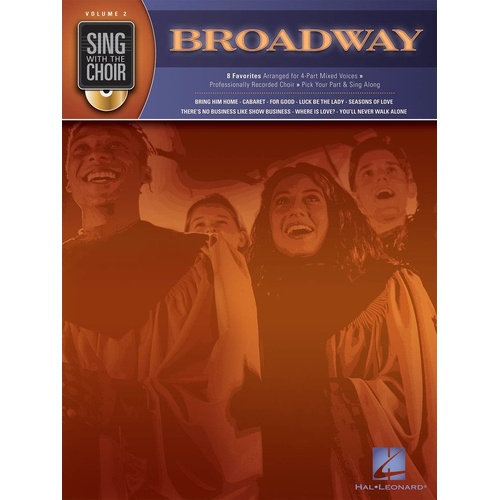 Broadway Sing with the Choir Book/CD V2