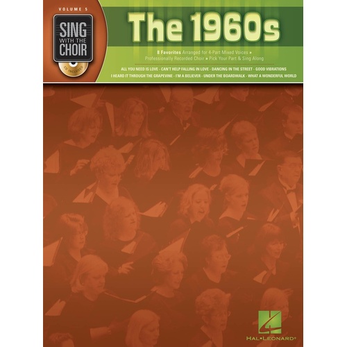 1960s Sing With The Choir Book/CD V5 (Softcover Book/CD)