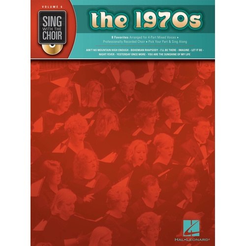1970S Sing With The Choir Book/CD V6 (Softcover Book/CD)