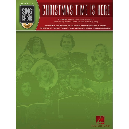 Christmas Time Is Here Sing With The Choir Book/CD (Softcover Book/CD)