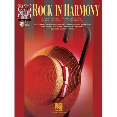 Rock In Harmony Sing Barbershop TTBB V2 Book/CD (Softcover Book/CD)