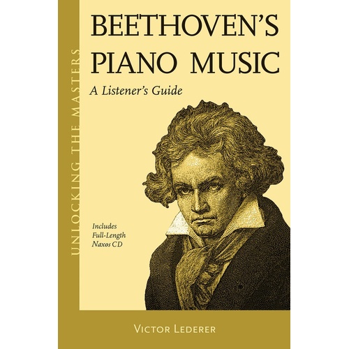Unlocking The Masters Beethoven Piano Music Book/C (Softcover Book/CD)