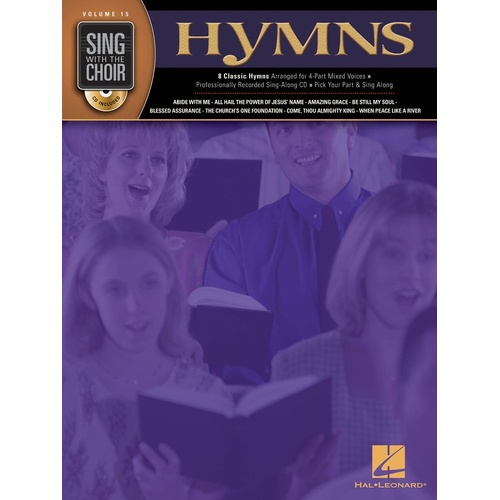 Hymns Sing With The Choir Book/CD V15 (Softcover Book/CD)