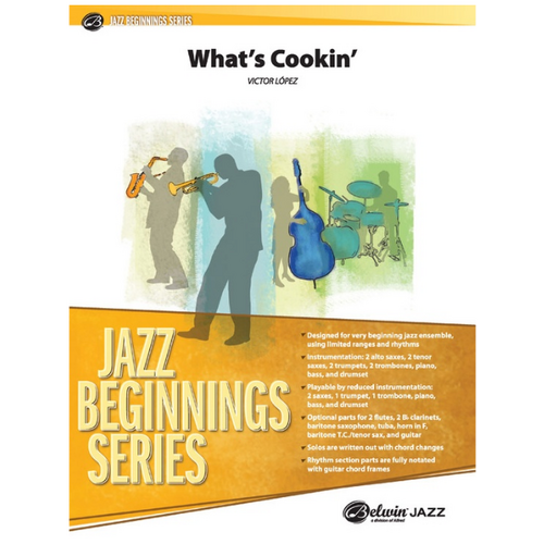 What's Cookin' Jazz Ensemble Sheet Music Grade 1