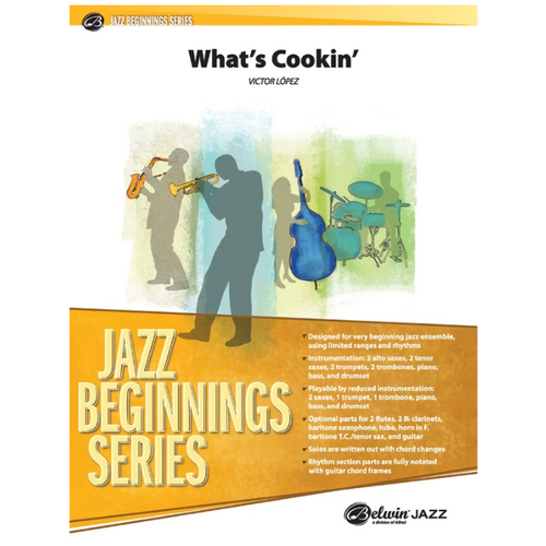 What's Cookin' Jazz Ensemble Sheet Music Gr 1