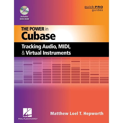 Power In Cubase Book/DVDrom (Softcover Book/DVD-ROM)