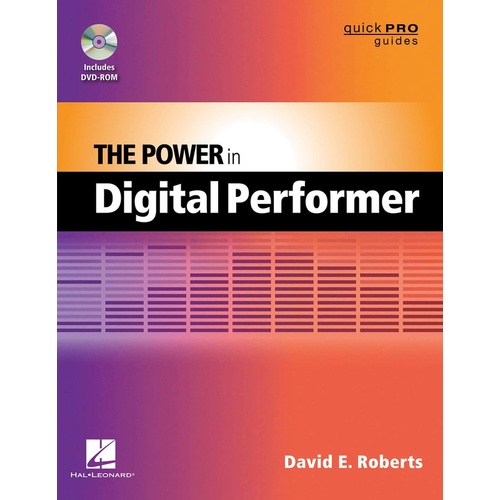 Power In Digital Performer Book/DVD (Softcover Book/DVD-ROM)