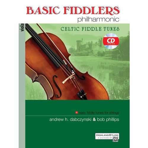 Basic Fiddlers Philharmonic Celtic Fiddle ViolaBook/CD