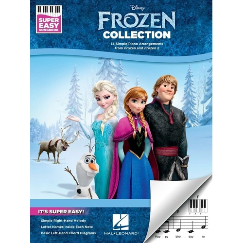 Frozen Collection Super Easy Songbook for Piano and Keyboard - 32 Pages, E-Z Play, Includes 14 Arrangements from Frozen and Frozen 2