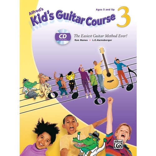 Alfreds Kids Guitar Course 3 Book/ECD