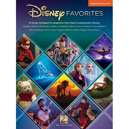 Disney Favorites Beginning Piano Solo - Hal Leonard