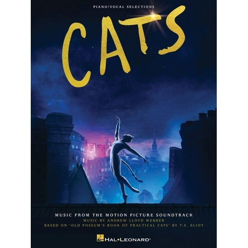 Cats Movie Vocal Selections PVG Songbook for Piano and Guitar, 13 Songs from 2019 Film, Includes "Beautiful Ghosts" and More, 98 Pages