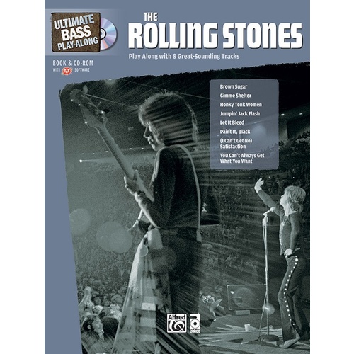 Ultimate Bass Playalong Rolling Stones Book and CD