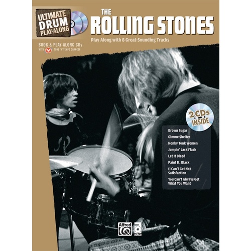 Ultimate Drum Playalong Rolling Stones Book and CD