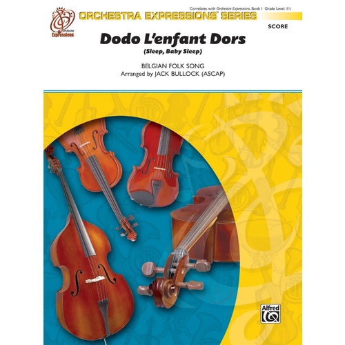 Dodo Lenfant Dors Sleep Baby Sleep String Orchestra Gr 1.5