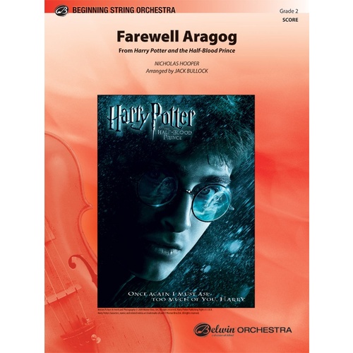 Farewell Aragog Harry Potter String Orchestra Gr 2