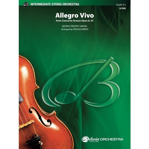 Allegro Vivo String Orchestra Sheet Music Grade 3.5