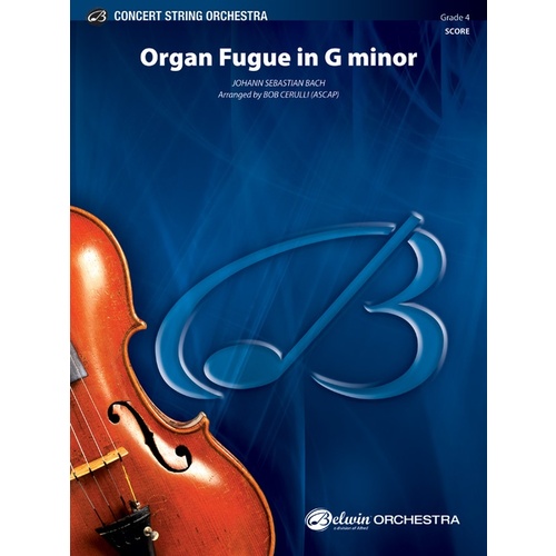 Organ Fugue In G Minor String Orchestra Gr 4