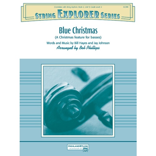 Blue Christmas String Orchestra Grade 2 Conductor Score
