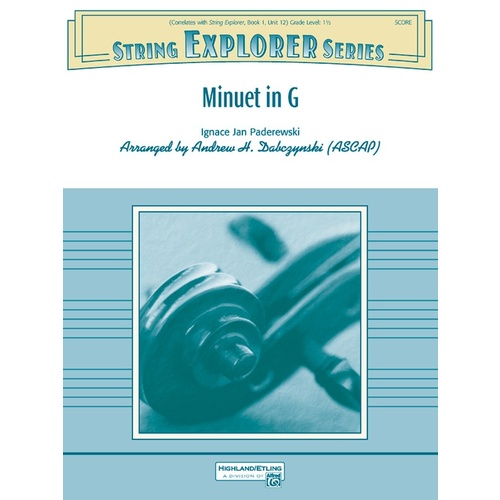 Minuet In G String Orchestra Gr 1.5 Conductor Score
