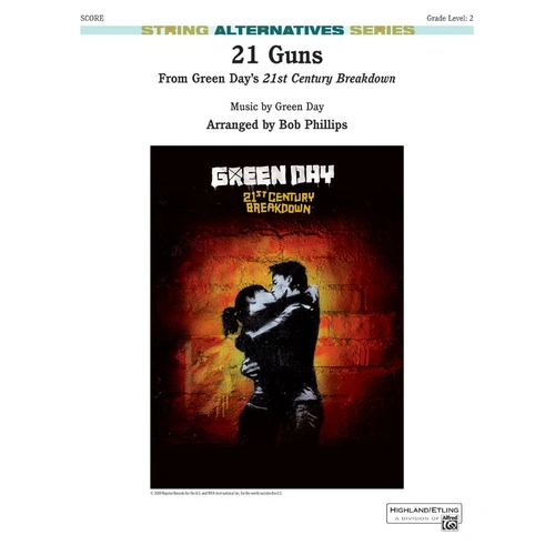 21 Guns String Orchestra Grade 2 Arrangement by Bob Phillips