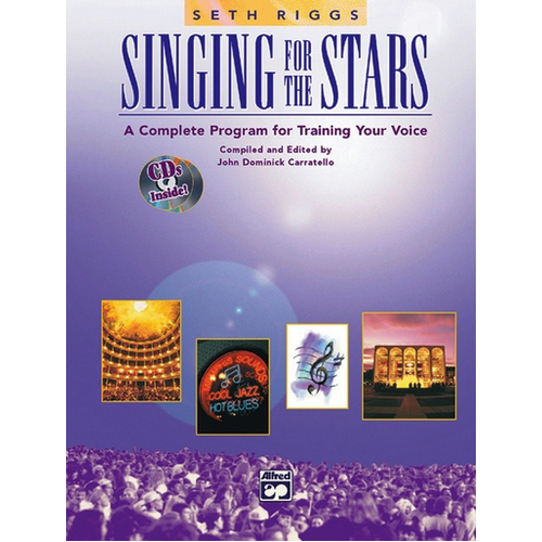Singing for the Stars Book and CDs - Vocal Training Program by Seth Riggs