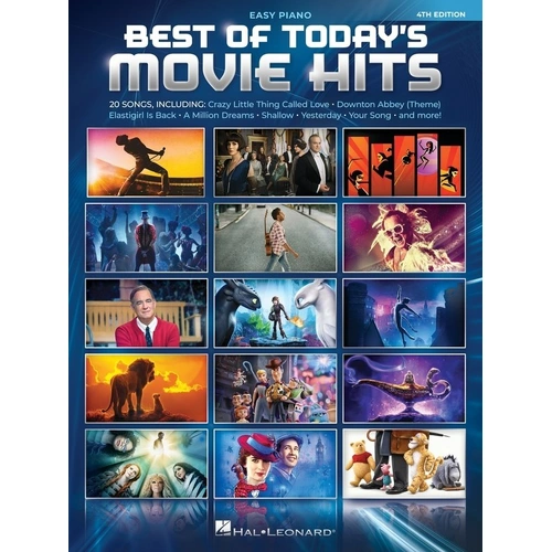 Best of Today's Movie Hits Easy Piano 4th Edition
