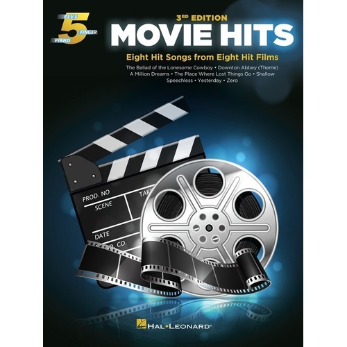 Movie Hits 5 Finger Piano 3rd Edition - 32 Pages, Hal Leonard