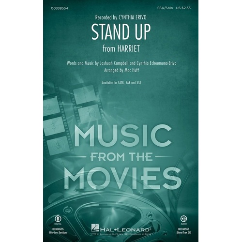 Stand Up SSA Choral Sheet Music from Harriet - 20 Pages, Hal Leonard