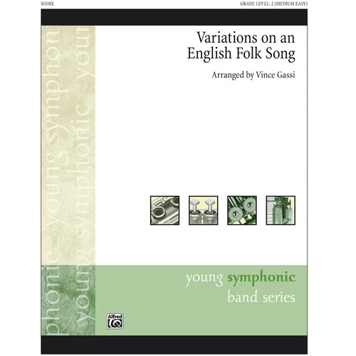 Variations on an English Folk Song for Concert Band, Grade 2