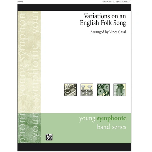 Variations on an English Folk Song for Concert Band - Grade 2