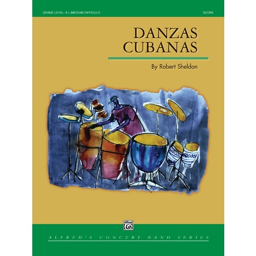 Danzas Cubanas Concert Band Gr 4.5 Conductor Score