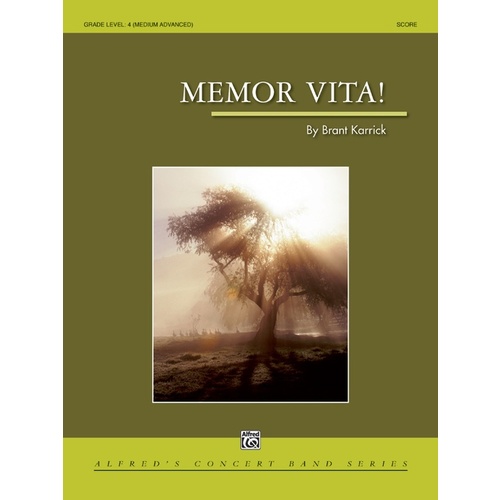Memor Vita Concert Band Gr 4 Conductor Score