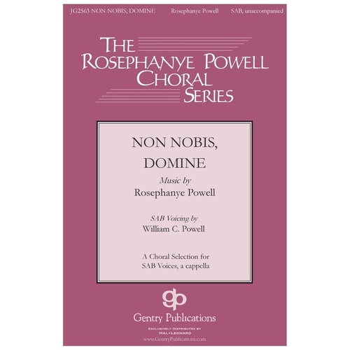 Non Nobis Domine Sab A Cappella