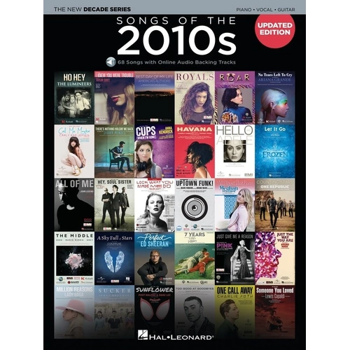 Songs of the 2010s Piano, Vocal & Guitar Songbook - Updated Edition by Hal Leonard