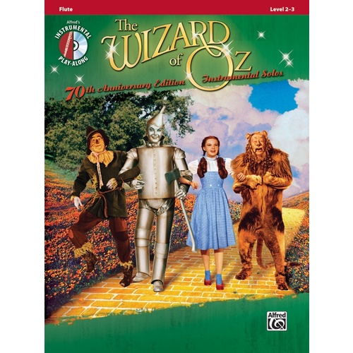 Wizard Of Oz Inst Solos Flute Book/CD