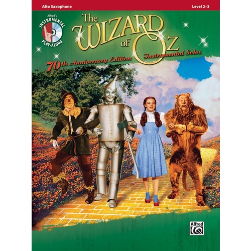 Wizard Of Oz Inst Solos Alto Sax Book/CD