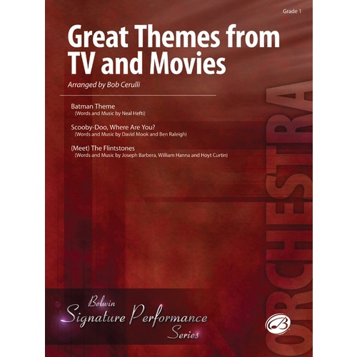 Great Themes From Tv And Movies String Orchestra Gr 1
