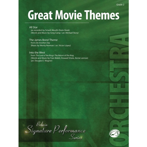 Great Movie Themes String Orchestra Gr 2