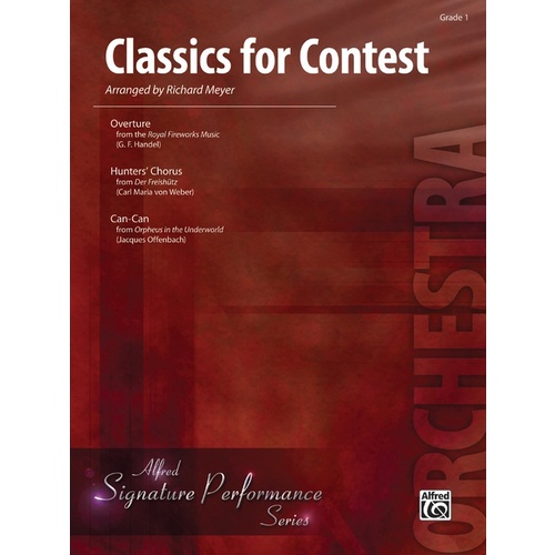Classics For Contest String Orchestra Gr 1