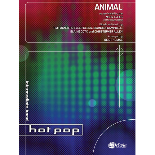 Animal CB Gr 2 Neon Trees Concert Band Sheet Music