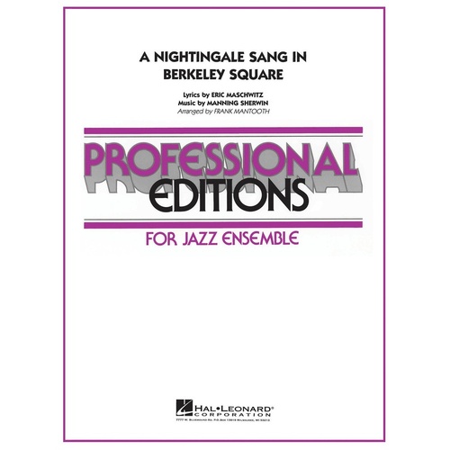 A Nightingale Sang In Berkeley Square Pe5 (Music Score/Parts)