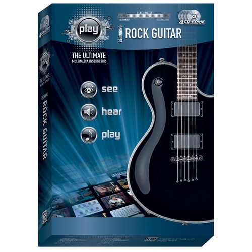 Play Beginning Rock Guitar CD Rom