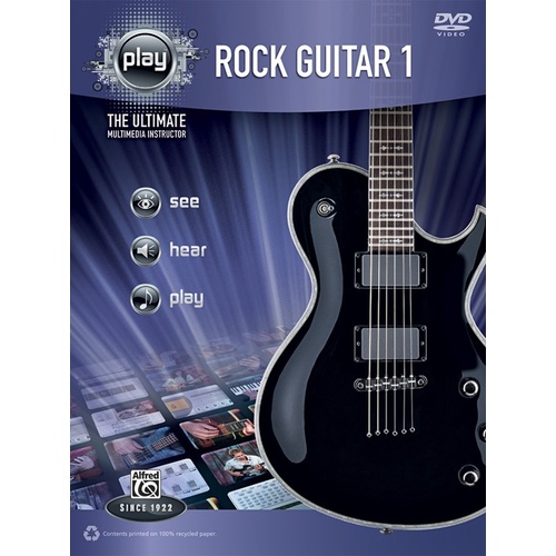 Alfreds Play Rock Guitar 1 Book/DVD